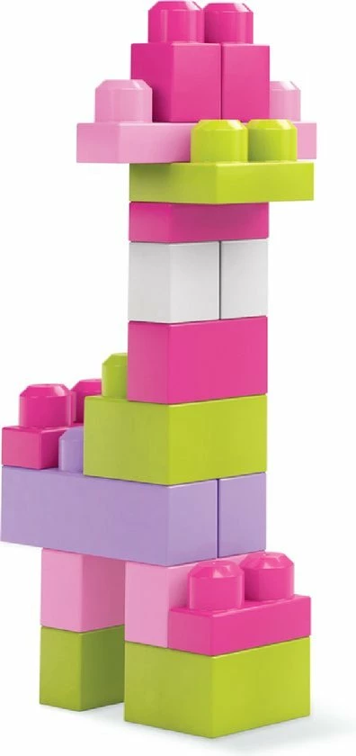 Mega Bloks First Builders 60 Maxi Blokken Met Tas Roze - Constructiespeelgoed 14 Mega Bloks First Builders 60 Maxi Blokken Met Tas Roze - Constructiespeelgoed - Afbeelding 14