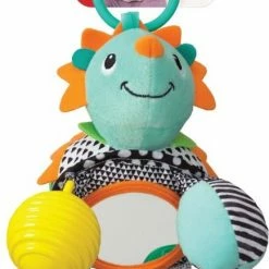 Infantino - Hanger Egel Met Rammelaar En Spiegel - Activiteiten Speelgoed - Rust - -bouwsets Winkel 434x840