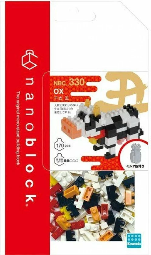 Nanoblock Cow - OX NBC-330 (os/koe) 3 Nanoblock Cow - OX NBC-330 (os/koe) - Afbeelding 3