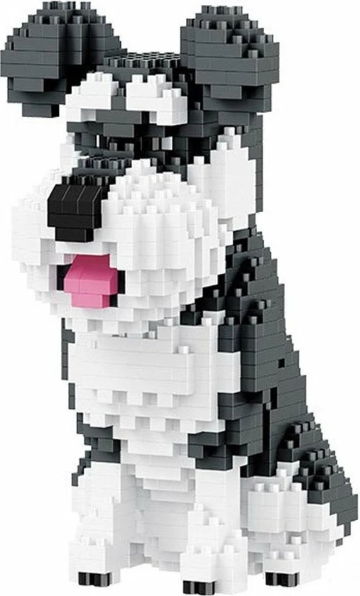 Balody Schnauzer - Nanoblocks - Bouwset / 3D Puzzel - 934 Bouwsteentjes 1 Balody Schnauzer - Nanoblocks - Bouwset / 3D Puzzel - 934 Bouwsteentjes