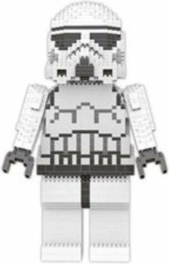 Wise Hawk Creboblocks Stormtrooper (middel) 1050 Nanoblcoks 1 Wise Hawk Creboblocks Stormtrooper (middel) 1050 Nanoblcoks
