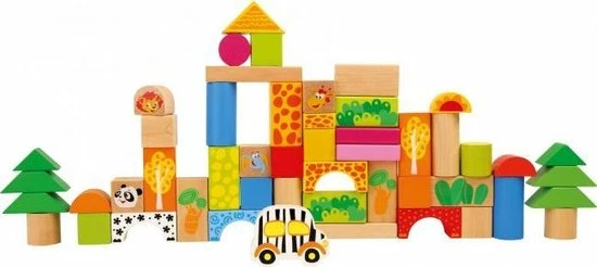 Small Foot Company Small Foot Massieve Blokken Gemaakt Van FSC® 100% - Gecertificeerd Hout Met Schattige Dierentuindieren 3 Small Foot Company Small Foot Massieve Blokken Gemaakt Van FSC® 100% - Gecertificeerd Hout Met Schattige Dierentuindieren - Afbeelding 3