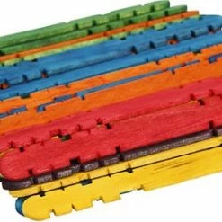 Creotime Houten Knutselset Constructie 11,5 Cm Multi 30 Stuks