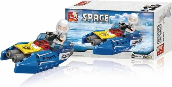 Sluban Space - Space Jet M38-B0315Sluban 3 Sluban Space - Space Jet M38-B0315Sluban - Afbeelding 3