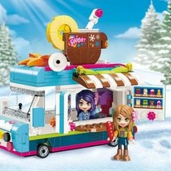 Qman 2024 Cherry - Hot Drinks Van - 332 Onderdelen - Friends Compatibel - Bouwdoos -bouwsets Winkel 550x282