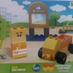 Block Tech First Bricks First Bricks Garage - Auto's - Pomp - Bouwstenen - Blokken