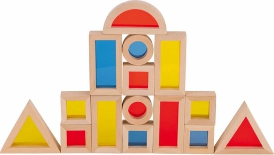 Goki Houten Bouwstenen Met Vensters 21-delig 2 Goki Houten Bouwstenen Met Vensters 21-delig - Afbeelding 2