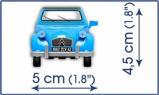 COBI | Youngtimer Collection | Citroen 2CV Type AZ (1962) | 24511 3 COBI | Youngtimer Collection | Citroen 2CV Type AZ (1962) | 24511 - Afbeelding 3