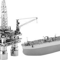 Metal Earth Offshore Oil Rig And Tanker Modelbouwset -bouwsets Winkel 550x331 3