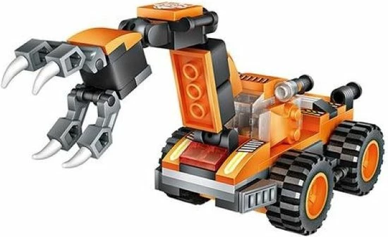 LOZ, Mini-blocks LOZ 3-in-1 Transformers No : 1822 Oranje 3 LOZ, Mini-blocks LOZ 3-in-1 Transformers No : 1822 Oranje - Afbeelding 3