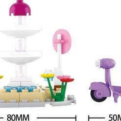 Sluban Girls Dream - Rotonde Met Fontein M38-B0519Sluban -bouwsets Winkel 550x348 3