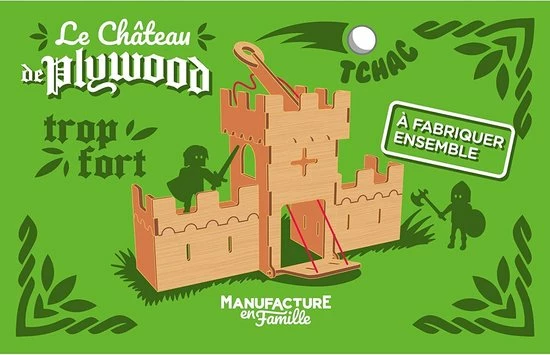 Manufacture En Famille - Kasteel - Houten Speelgoed - Do It Yourself 3 Manufacture En Famille - Kasteel - Houten Speelgoed - Do It Yourself - Afbeelding 3