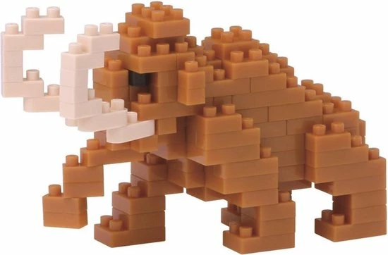 Kawada Nanoblock Mammoth NBC-186 (mammoet) 1 Kawada Nanoblock Mammoth NBC-186 (mammoet)