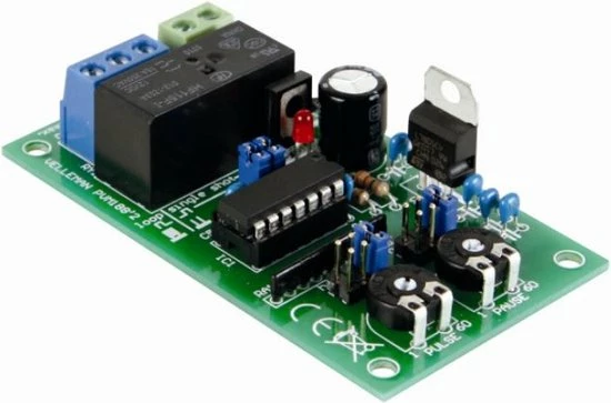 Whadda Soldeerkit Puls/pauze Timer 1s - 60u 8 Cm 12-24vdc 1 Whadda Soldeerkit Puls/pauze Timer 1s - 60u 8 Cm 12-24vdc