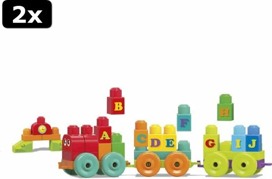 2x Mega Bloks First Builders ABC Leren Speelgoedtrein - 50 Bouwstenen 7 2x Mega Bloks First Builders ABC Leren Speelgoedtrein - 50 Bouwstenen - Afbeelding 7