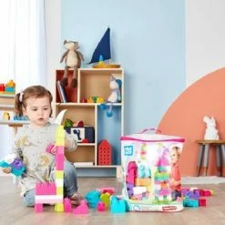 Mega Bloks First Builders 60 Maxi Blokken Met Tas Roze - Constructiespeelgoed 32 Mega Bloks First Builders 60 Maxi Blokken Met Tas Roze - Constructiespeelgoed -bouwsets Winkel 550x366 22