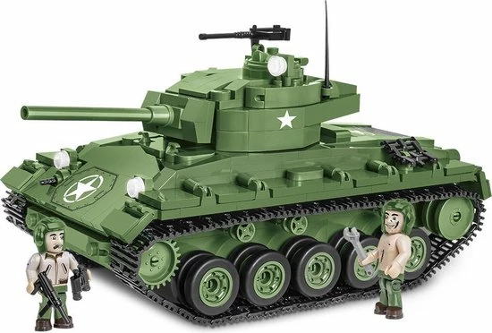 COBI M24 Chaffee 2543 - Constructiespeelgoed - Bouwpakket - Tank - Oorlog 1 COBI M24 Chaffee 2543 - Constructiespeelgoed - Bouwpakket - Tank - Oorlog