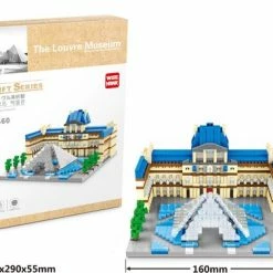 Mini Blocks - Wise Hawk - The Louvre Museum - 1230 Pcs