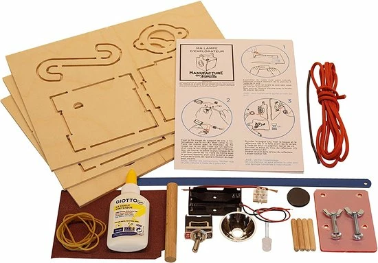 Manufacture En Famille - Ontdekkingslamp - Houten Speelgoed - Do It Yourself 4 Manufacture En Famille - Ontdekkingslamp - Houten Speelgoed - Do It Yourself - Afbeelding 4