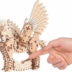 Mr. PlayWood Bouwpakket Eenhoorn Klein Mechanisch- Hout 26 Mr. PlayWood Bouwpakket Eenhoorn Klein Mechanisch- Hout -bouwsets Winkel 550x385 1