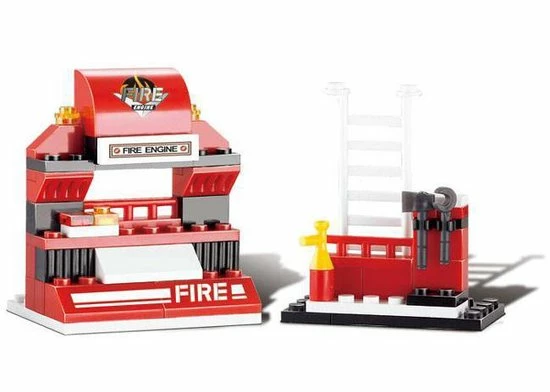 Sluban Fire Brandweerwagen 3 Sluban Fire Brandweerwagen - Afbeelding 3