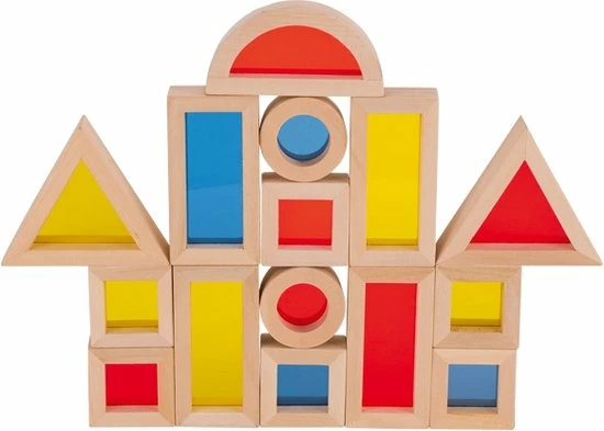 Goki Houten Bouwstenen Met Vensters 21-delig 4 Goki Houten Bouwstenen Met Vensters 21-delig - Afbeelding 4