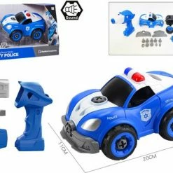 Merkloos Rc Politie Bouwset 22 Stuks - 4in1 - Afstandsbediening En Schroefboormachine - Police City DIY RC Politie Speelgoed Bouwset 22 Stuks - 4in1 - Afstandsbediening En Schroefboormachine - Police City DIY - Speelgoed