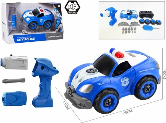 Merkloos Rc Politie Bouwset 22 Stuks - 4in1 - Afstandsbediening En Schroefboormachine - Police City DIY RC Politie Speelgoed Bouwset 22 Stuks - 4in1 - Afstandsbediening En Schroefboormachine - Police City DIY - Speelgoed 1 Merkloos Rc Politie Bouwset 22 Stuks - 4in1 - Afstandsbediening En Schroefboormachine - Police City DIY RC Politie Speelgoed Bouwset 22 Stuks - 4in1 - Afstandsbediening En Schroefboormachine - Police City DIY - Speelgoed