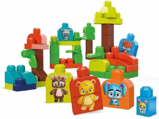 Fisher-Price Mega Bloks Bosvriendjes - Constructiespeelgoed 2 Fisher-Price Mega Bloks Bosvriendjes - Constructiespeelgoed - Afbeelding 2