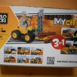 Blocki Bouwstenen Heftruckvoertuig.