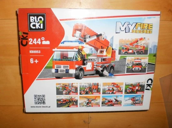 Blocki Bouwstenen Brandweerwagen. My Fire 1 Blocki Bouwstenen Brandweerwagen. My Fire