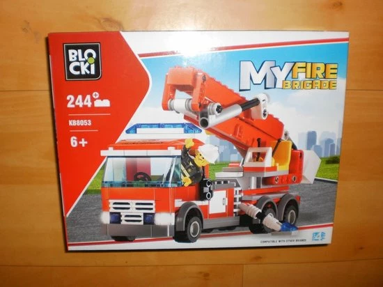 Blocki Bouwstenen Brandweerwagen. My Fire 2 Blocki Bouwstenen Brandweerwagen. My Fire - Afbeelding 2