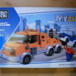 Blocki Bouwstenen Sleepwagen En Auto