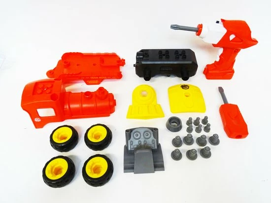 Merkloos DIY RC Trein Speelgoed Bouwset 24stuks - 4in1 - Afstandsbediening En Schroefboormachine - City Tourist Train 3 Merkloos DIY RC Trein Speelgoed Bouwset 24stuks - 4in1 - Afstandsbediening En Schroefboormachine - City Tourist Train - Afbeelding 3