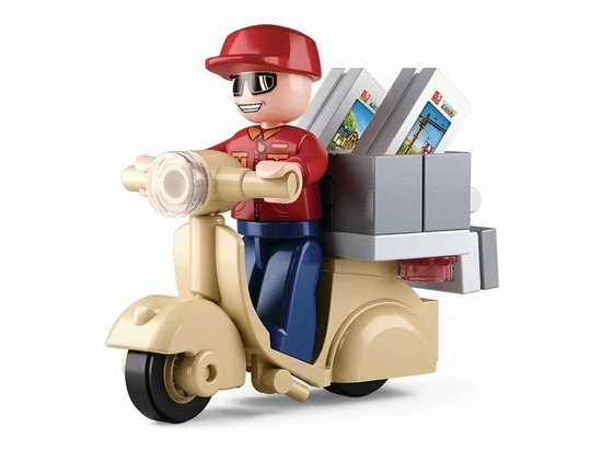 Sluban Town: Koerier (m38-b0563) 2 Sluban Town: Koerier (m38-b0563) - Afbeelding 2