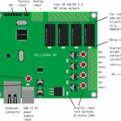 Whadda Ethernet-relaiskaart 9 Uitgangen Uart/spi-poort Usb 12 Whadda Ethernet-relaiskaart 9 Uitgangen Uart/spi-poort Usb -bouwsets Winkel 550x412 59