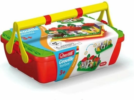 Quercetti Geoville Toolbox Bouwpakket 67-delig 3 Quercetti Geoville Toolbox Bouwpakket 67-delig - Afbeelding 3