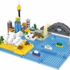 Wise Hawk Creboblocks Sydney Harbour Scene 529 Nanoblocks