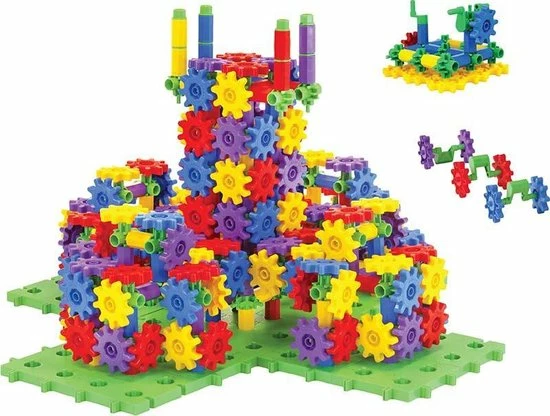 Tandwielen Kleurrijk 430-delig STEM - Korbo 2 Tandwielen Kleurrijk 430-delig STEM - Korbo - Afbeelding 2