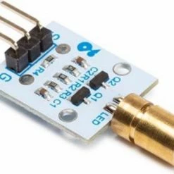 Whadda Lasermodule Rood 18,5 Mm X 15 Mm Staal Goud/blauw