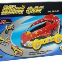 Merkloos Constructieset Metaal Auto