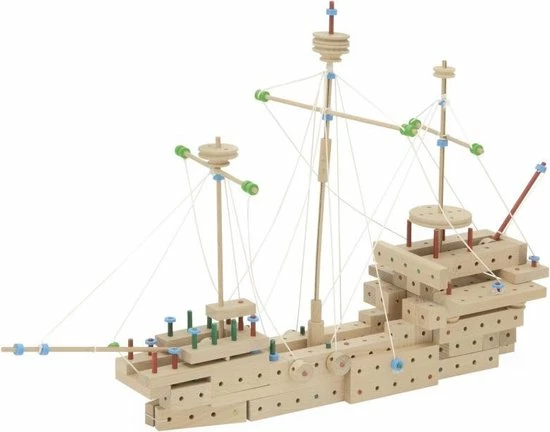 Matador Explorer 5+ 717-delig Klassik5 Houten Bouwset 6 Matador Explorer 5+ 717-delig Klassik5 Houten Bouwset - Afbeelding 6