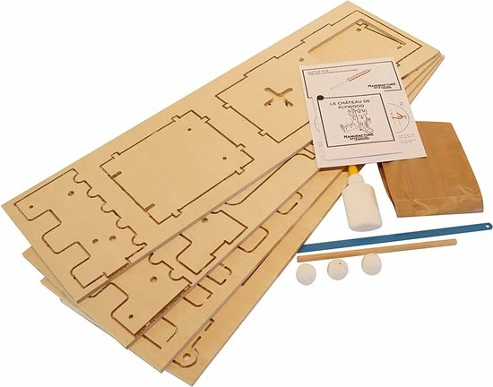 Manufacture En Famille - Kasteel - Houten Speelgoed - Do It Yourself 4 Manufacture En Famille - Kasteel - Houten Speelgoed - Do It Yourself - Afbeelding 4