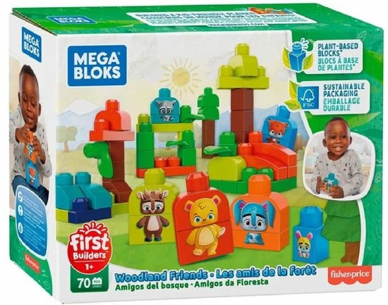Fisher-Price Mega Bloks Bosvriendjes - Constructiespeelgoed 9 Fisher-Price Mega Bloks Bosvriendjes - Constructiespeelgoed - Afbeelding 9