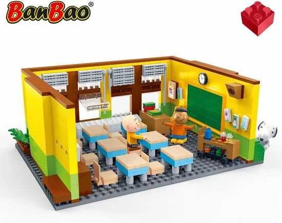 BanBao Snoopy Klaslokaal - 7501 1 BanBao Snoopy Klaslokaal - 7501