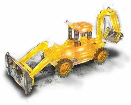 Laserpegs Laser Pegs Bouwpakket Bulldozer 8 In 1 129-delig 1 Laserpegs Laser Pegs Bouwpakket Bulldozer 8 In 1 129-delig