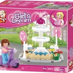 Sluban Girls Dream - Rotonde Met Fontein M38-B0519Sluban -bouwsets Winkel 550x441 8