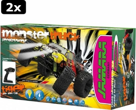 2x JAMARA RC-Cars Tiger LED EP 2,4 GHz 1:10 10 2x JAMARA RC-Cars Tiger LED EP 2,4 GHz 1:10 - Afbeelding 10