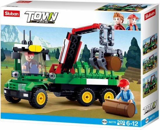 Sluban Town - Boomstammenvervoer 3 Sluban Town - Boomstammenvervoer - Afbeelding 3