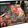 Laserpegs Laser Pegs Monster Truck Fire's Fury Rood - Constructiespeelgoed